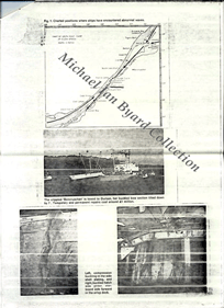fourth page of warning letter with photos of damage to ships